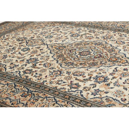 Tappeto Kashan Persia beige grigio 200x297