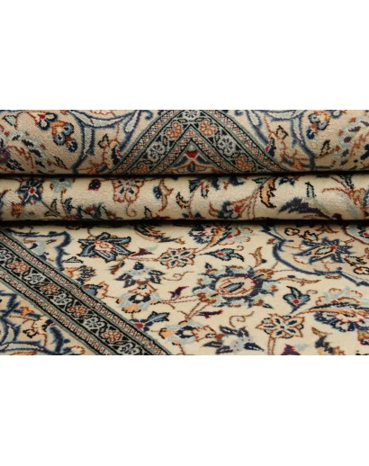 Tappeto Kashan Persia beige grigio 200x297