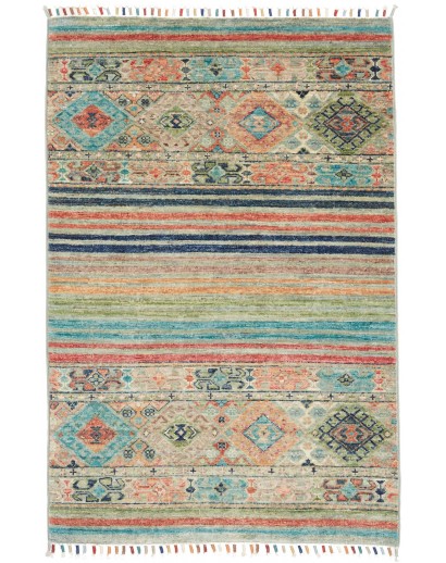 Tappeto Rubin Pakistan marrone azzurro 80x120