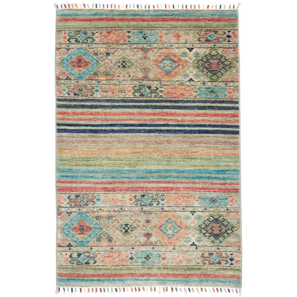 Tappeto Rubin Pakistan marrone azzurro 80x120