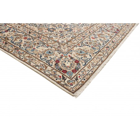 Tappeto Kashan Persia beige grigio 193x300