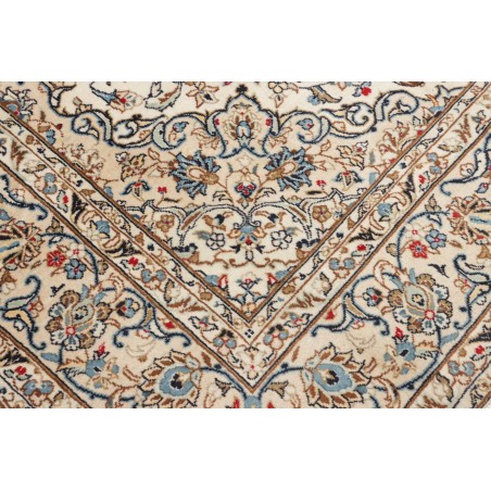 Tappeto Kashan Persia beige grigio 193x300