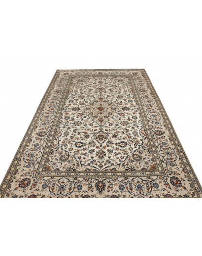 Tappeto Kashan Persia beige marrone 193x306