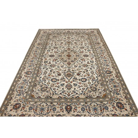 Tappeto Kashan Persia beige marrone 193x306