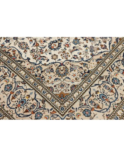 Tappeto Kashan Persia beige marrone 193x306