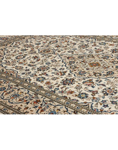 Tappeto Kashan Persia beige marrone 193x306