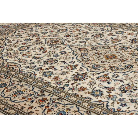 Tappeto Kashan Persia beige marrone 193x306