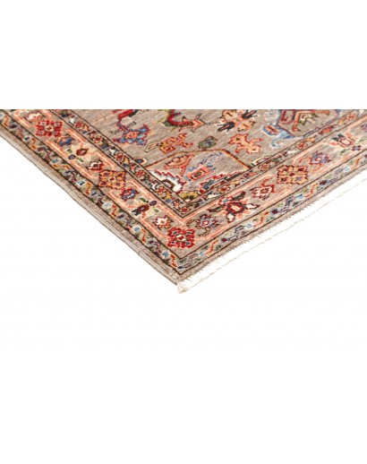 Tappeto Kazak Fine Pakistan marrone grigio 90x151