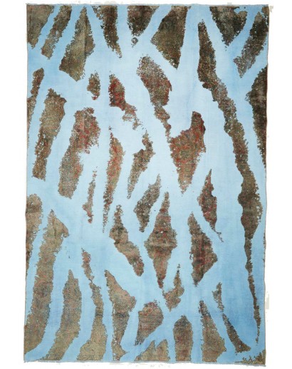 Tappeto Vintage Persia azzurro bianco 235x349