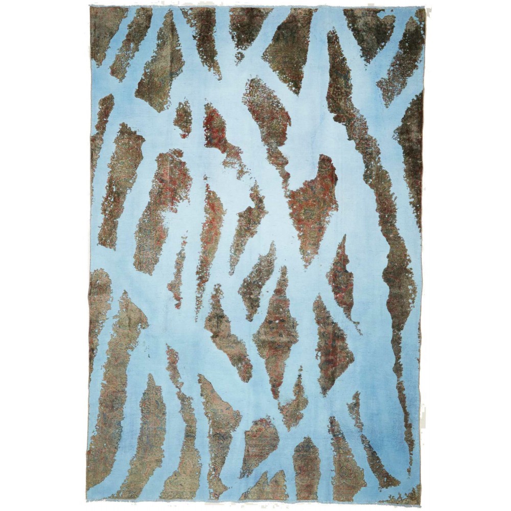 Tappeto Vintage Persia azzurro bianco 235x349 Tappeto Vintage Persia azzurro bianco 235x349