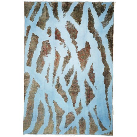 Tappeto Vintage Persia azzurro bianco 235x349