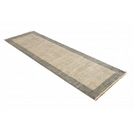 Tappeto Shayan Pakistan bianco grigio 77x191