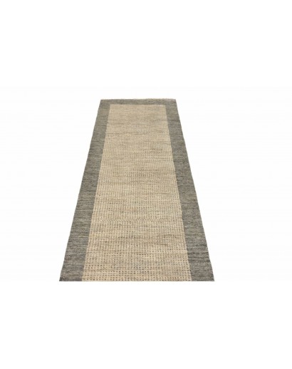 Tappeto Shayan Pakistan bianco grigio 77x191