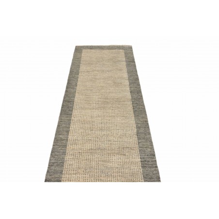 Tappeto Shayan Pakistan bianco grigio 77x191