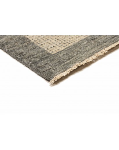 Tappeto Shayan Pakistan bianco grigio 77x191