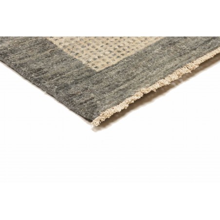 Tappeto Shayan Pakistan bianco grigio 77x191