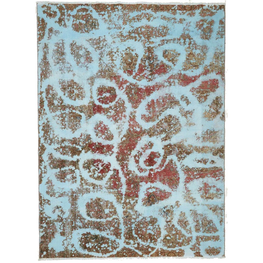 Tappeto Vintage Persia azzurro blu 219x296 Tappeto Vintage Persia azzurro blu 219x296