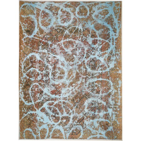 Tappeto Vintage Persia bianco blu 302x405
