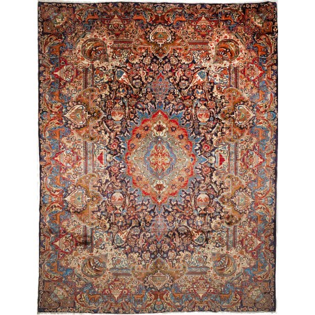 Tappeto Kashamr Zirkhaki Persia marrone grigio 300x394