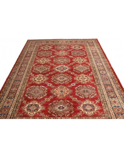 Tappeto Kazak Fine Pakistan rosso giallo 207x283