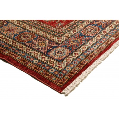 Tappeto Kazak Fine Pakistan rosso giallo 207x283