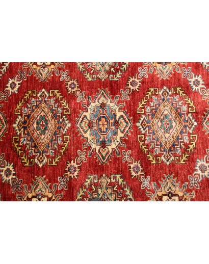Tappeto Kazak Fine Pakistan rosso giallo 207x283