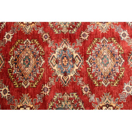 Tappeto Kazak Fine Pakistan rosso giallo 207x283