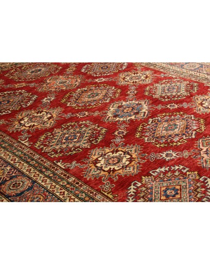 Tappeto Kazak Fine Pakistan rosso giallo 207x283