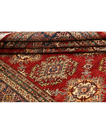 Tappeto Kazak Fine Pakistan rosso giallo 207x283