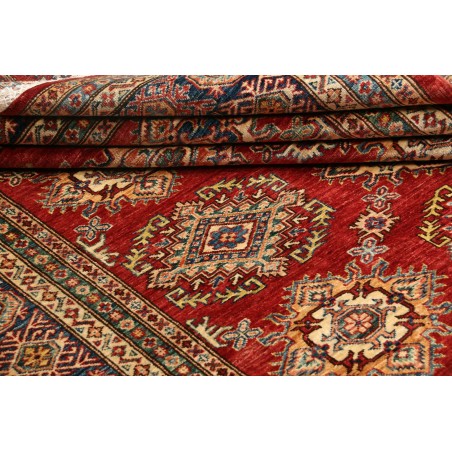 Tappeto Kazak Fine Pakistan rosso giallo 207x283
