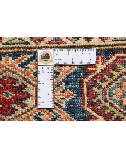 Tappeto Kazak Fine Pakistan rosso giallo 207x283