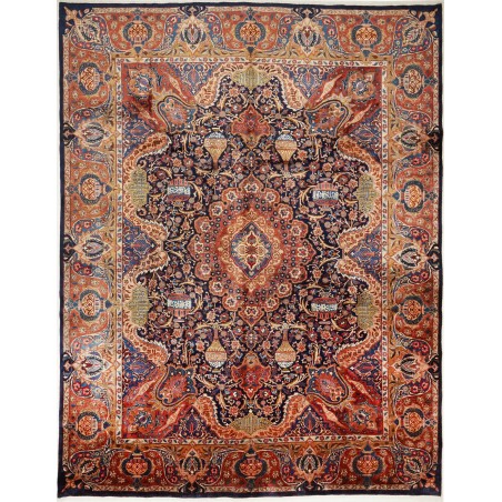 Tappeto Kashamr Zirkhaki Persia marrone grigio 300x389