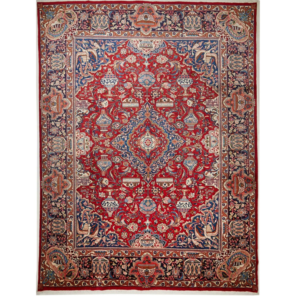 Tappeto Kashamr Zirkhaki Persia marrone beige 293x392 Tappeto Kashamr Zirkhaki Persia marrone beige 293x392
