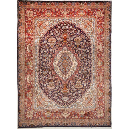Tappeto Kashamr Zirkhaki Persia marrone bianco 290x394