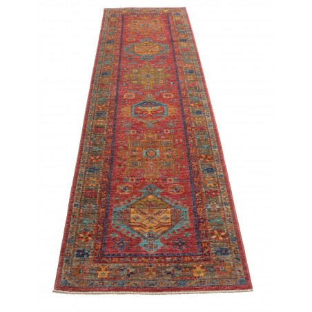 Tappeto Tribal Pakistan rosso 79x298