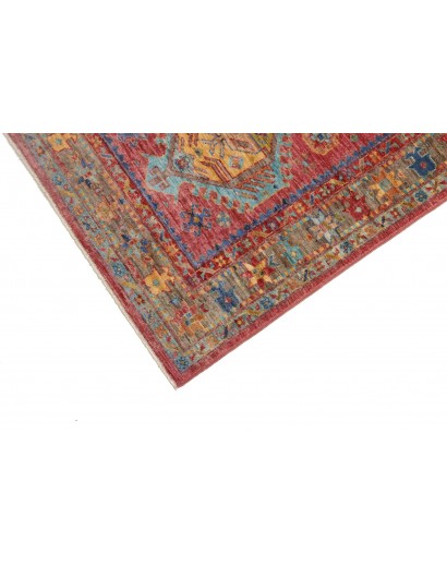 Tappeto Tribal Pakistan rosso 79x298