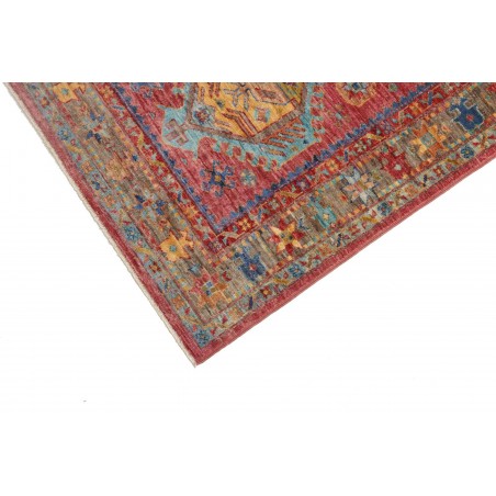 Tappeto Tribal Pakistan rosso 79x298