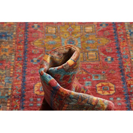 Tappeto Tribal Pakistan rosso 79x298