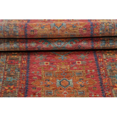 Tappeto Tribal Pakistan rosso 79x298