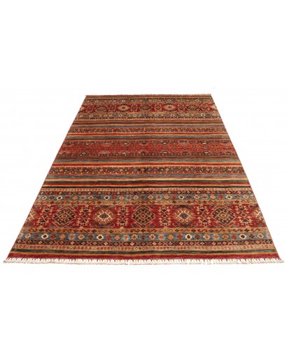 Tappeto Samarkand Pakistan marrone grigio 175x251