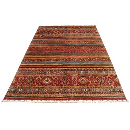 Tappeto Samarkand Pakistan marrone grigio 175x251