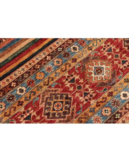 Tappeto Samarkand Pakistan marrone grigio 175x251