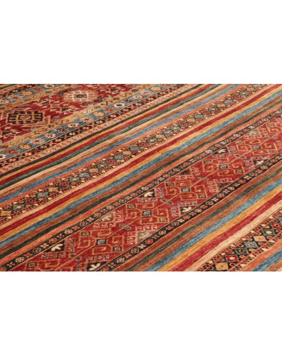 Tappeto Samarkand Pakistan marrone grigio 175x251