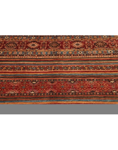 Tappeto Samarkand Pakistan marrone grigio 175x251