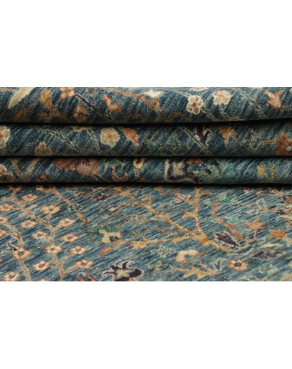 Tappeto Shahi Fine Pakistan azzurro marrone 204x294