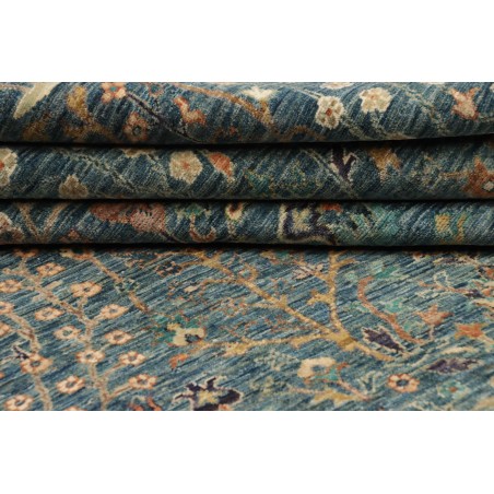 Tappeto Shahi Fine Pakistan azzurro marrone 204x294