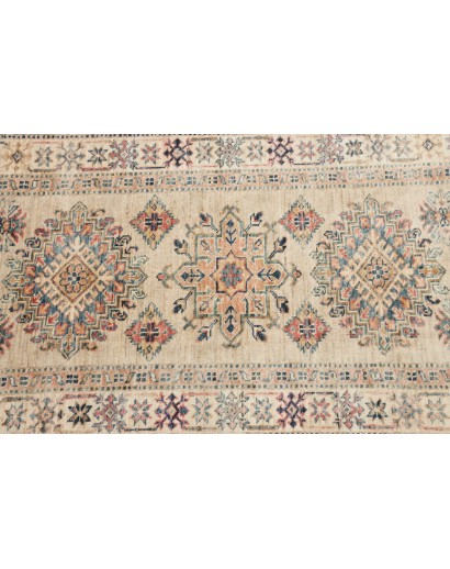 Tappeto Kazak Fine Pakistan marrone beige 83x257