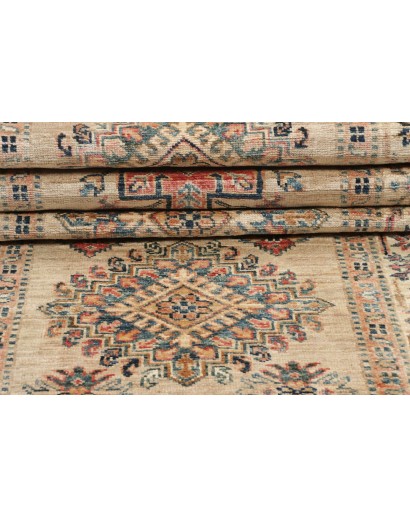 Tappeto Kazak Fine Pakistan marrone beige 83x257