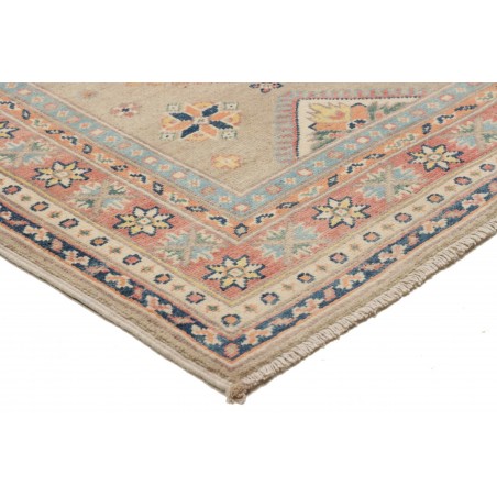 Tappeto Kazak Afghanistan marrone azzurro 84x287