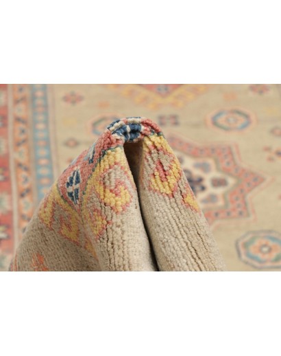 Tappeto Kazak Afghanistan marrone azzurro 84x287